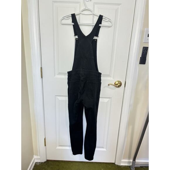 Pacsun Black Denim Overalls Women’s Size 25 Workwear Minimalist Festival Boho - Picture 2 of 7